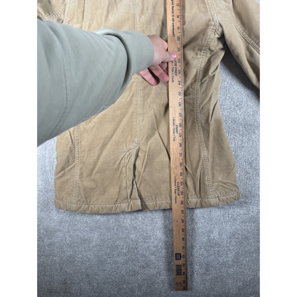 Abercrombie & Fitch Jacket Women Small Brown Sherpa Lined Preppy Y2K Bella‎ Swan - Picture 8 of 9